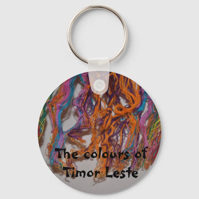 The colors of Timor Leste Keychain (Front)