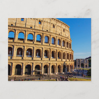 The Colosseum and Arch of Constantine, Rome, Italy Postcard