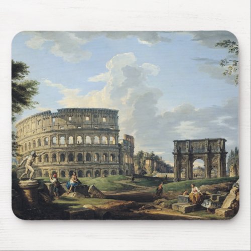 The Colosseum and the Arch of Constantine Mouse Pad