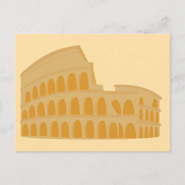 The Colosseum from Italy Postcard (Front)