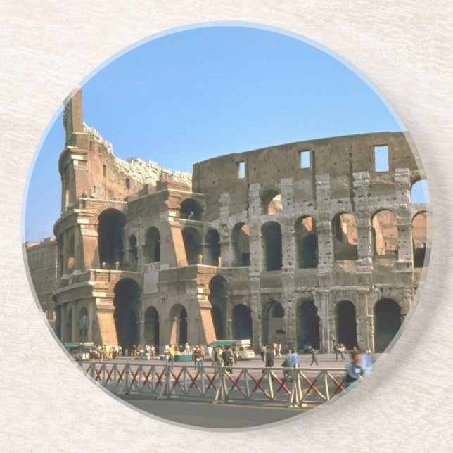 The Colosseum in Rome Drink Coaster (Front)