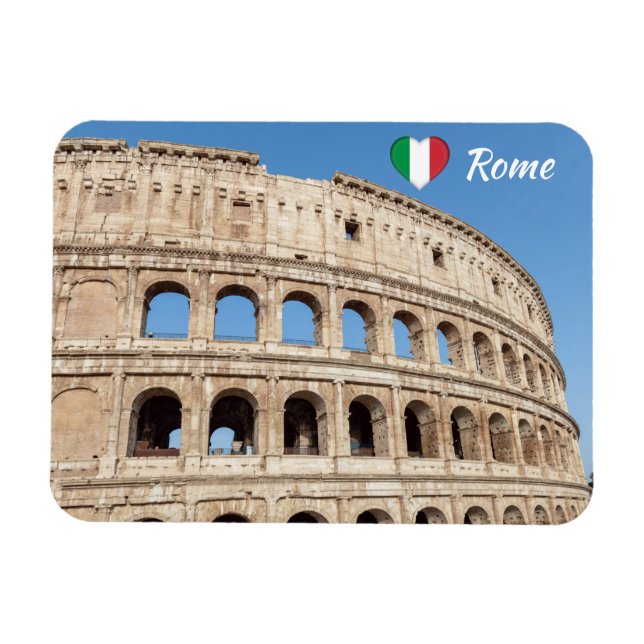 The Colosseum in Rome, Italy Magnet (Horizontal)
