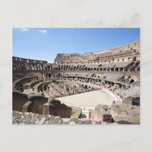 The Colosseum is situated in Rome Italy Its an 3 Postcard
