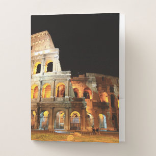 The Colosseum Italy Pocket Folder