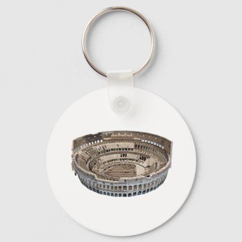 The Colosseum of Rome 3D Model Keychain