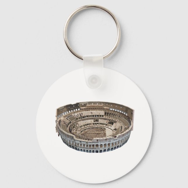 The Colosseum of Rome: 3D Model: Keychain (Front)