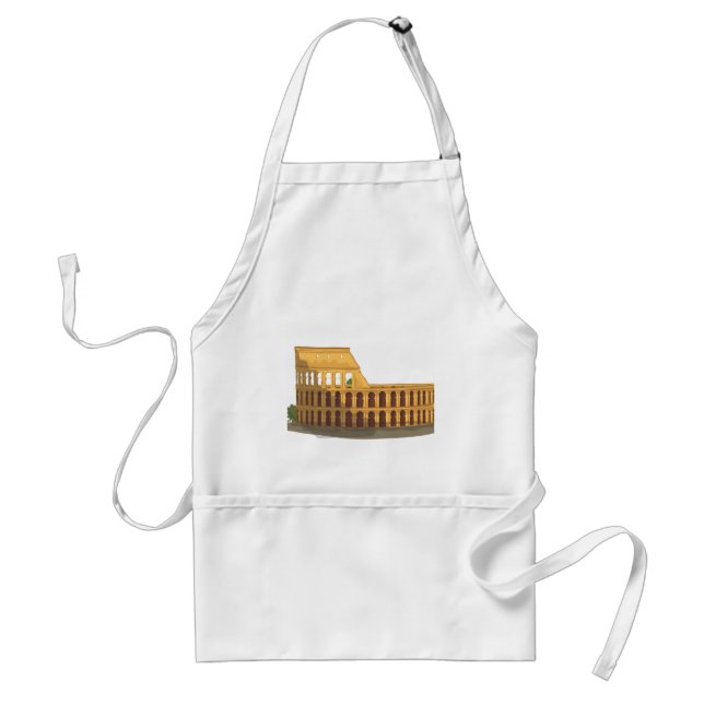 The Colosseum Of Rome Adult Apron (Front)