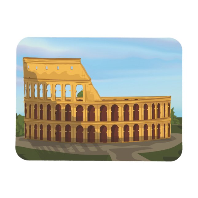 The Colosseum Of Rome Magnet (Horizontal)