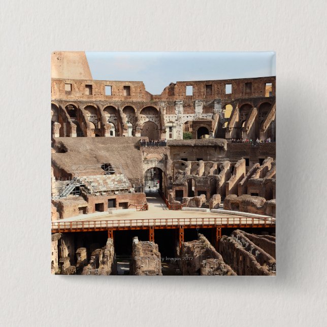 The Colosseum or Roman Coliseum, originally Button (Front)