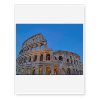 The Colosseum, originally the Flavian Amphitheater Temporary Tattoos