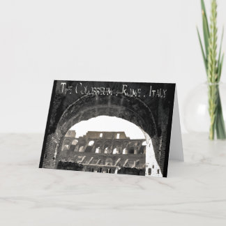 The Colosseum - Rome Italy Card