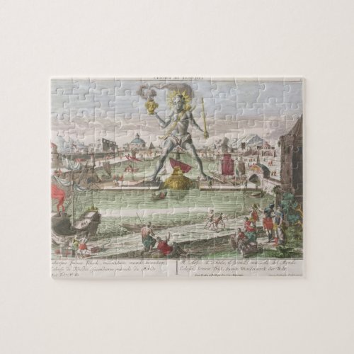 The Colossus of Rhodes second Wonder of the World Jigsaw Puzzle