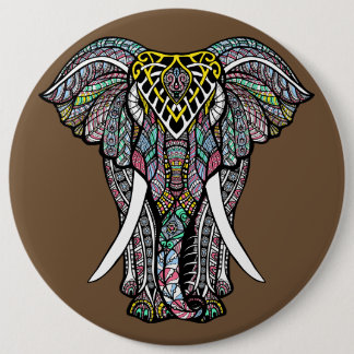 The colourful elephant button