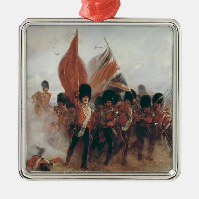 The Colours: advance of the Scots Guards Metal Ornament (Front)