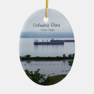 The Columbia River in Astoria Oregon Ornament