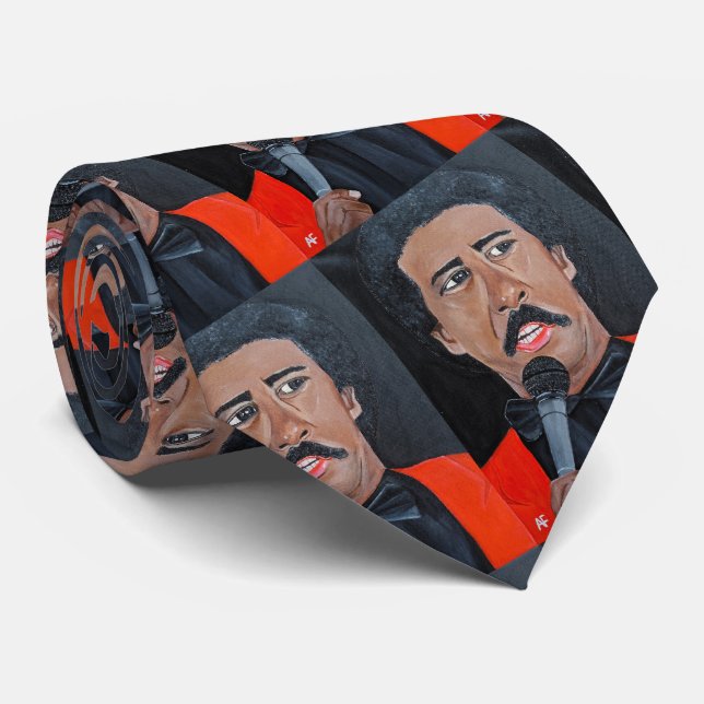 The Comedian Painting by Alfred Fox Neck Tie (Rolled)