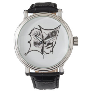 The Comedy of Tragedy Art Wrist Watch