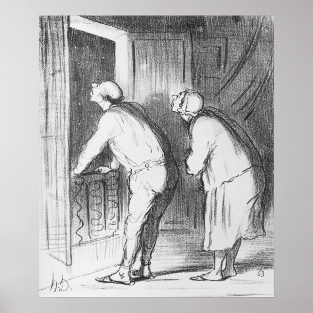 The comet, The evening before the 13th of June Poster (Front)