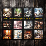 The Comfort of Ragdoll Cats 202X  Calendar<br><div class="desc">Step into a world of softness and serenity with The Comfort of Ragdoll Cats. This 2025 calendar features twelve breathtaking images of these affectionate felines enjoying peaceful moments in cozy, inviting settings. From curling up near a window on a rainy day to stretching in the golden light of a quiet...</div>