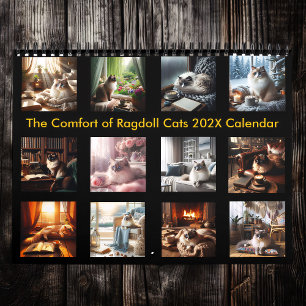 The Comfort of Ragdoll Cats 202X  Calendar