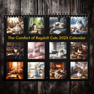 The Comfort of Ragdoll Cats 202X Calendar