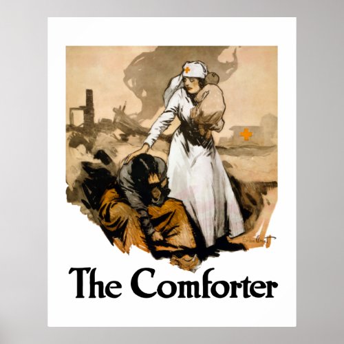 The Comforter __ Red Cross Poster