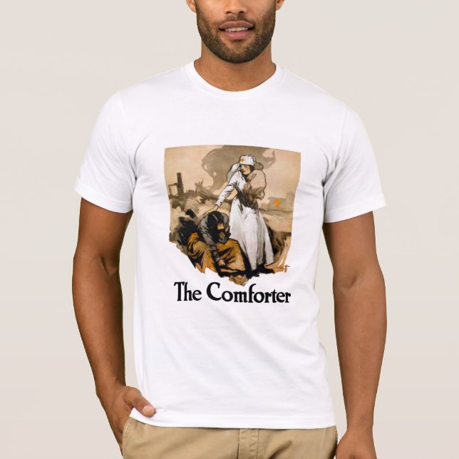 The Comforter -- Red Cross T-Shirt (Front)