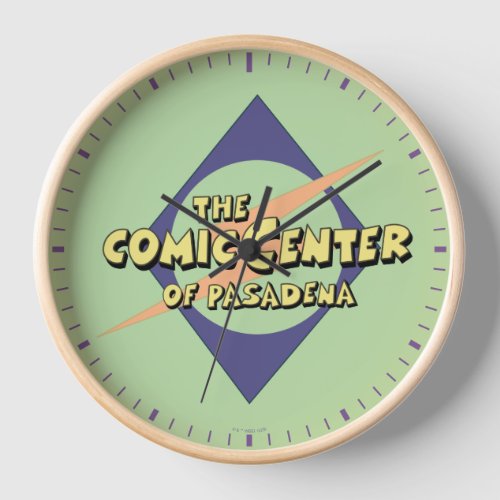 The Comic Center of Pasadena Clock