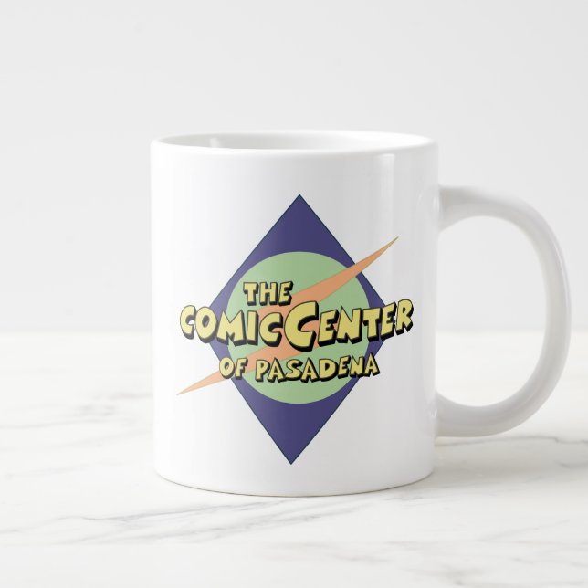 The Comic Center of Pasadena Giant Coffee Mug (Right)