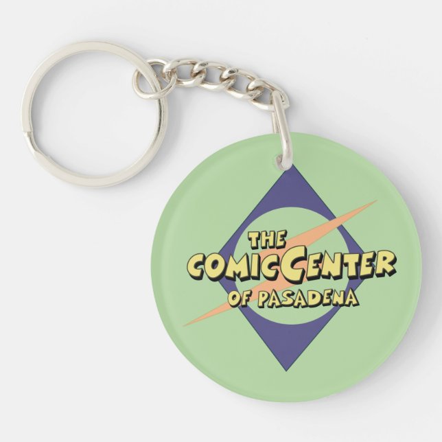 The Comic Center of Pasadena Keychain (Front)
