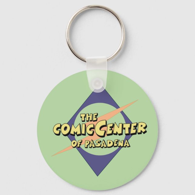 The Comic Center of Pasadena Keychain (Front)