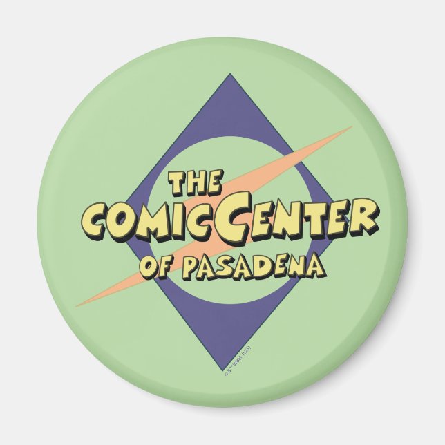 The Comic Center of Pasadena Magnet (Front)