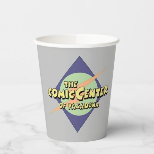 The Comic Center of Pasadena Paper Cups