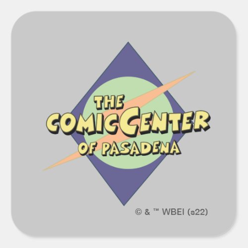 The Comic Center of Pasadena Square Sticker