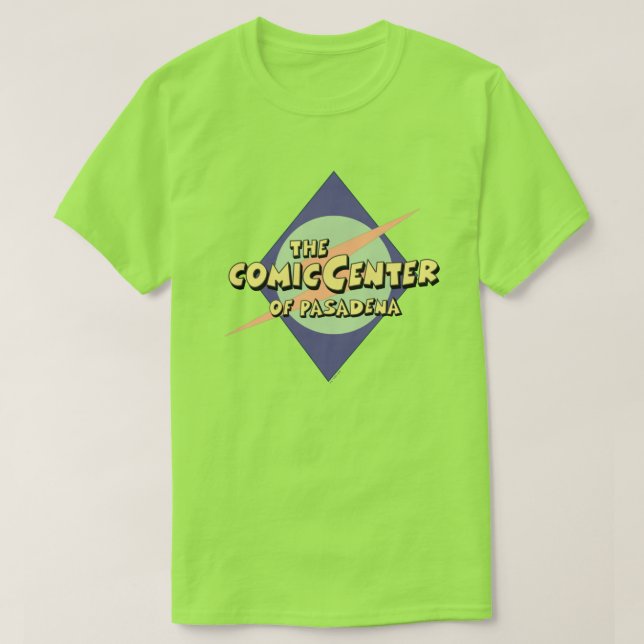 The Comic Center of Pasadena T-Shirt (Design Front)