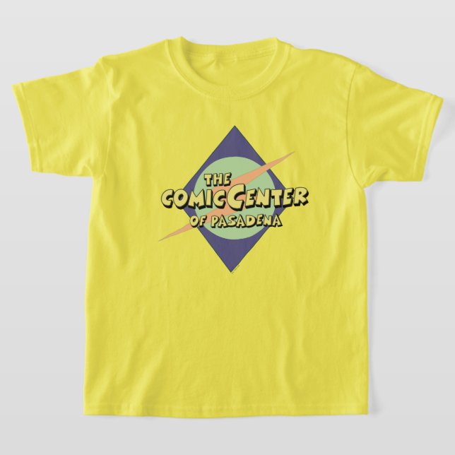 The Comic Center of Pasadena T-Shirt (Laydown)
