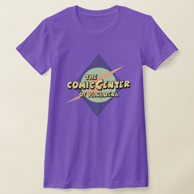 The Comic Center of Pasadena T-Shirt (Laydown)