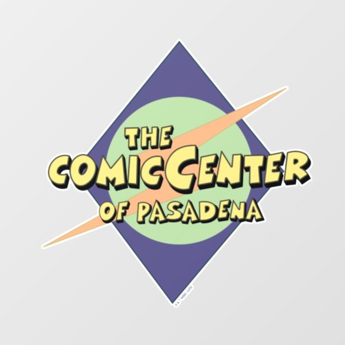 The Comic Center of Pasadena Wall Decal