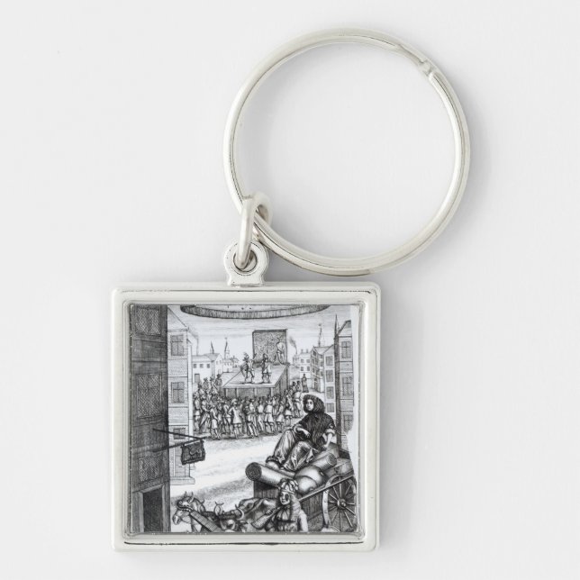 The Comical Romance' by Paul Scarron Keychain (Front)