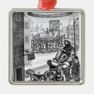 The Comical Romance' by Paul Scarron Metal Ornament