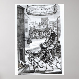 The Comical Romance' by Paul Scarron Poster