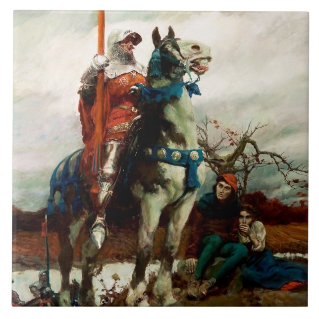 The Coming Lancaster by Howard Pyle Ceramic Tile (Front)