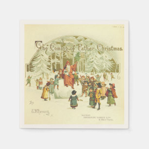 The Coming of Father Christmas Paper Napkins
