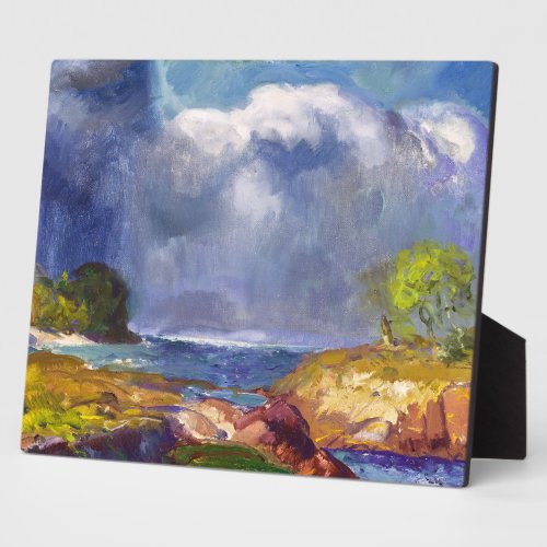 The Coming Storm  George Bellows  Plaque