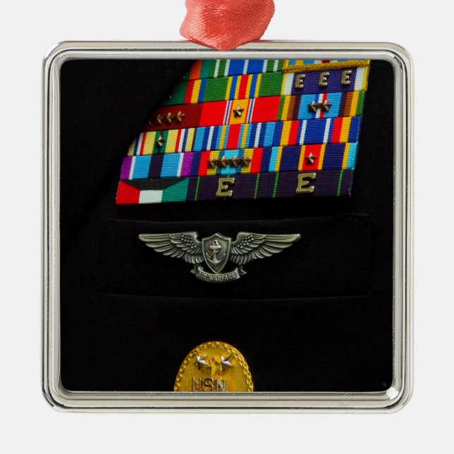 The command master chief badge metal ornament (Front)