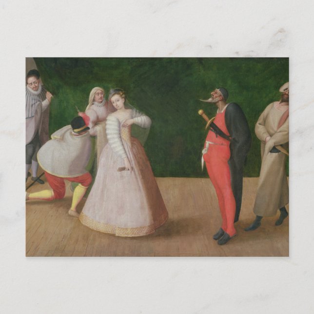 The Commedia dell'Arte Company Postcard (Front)