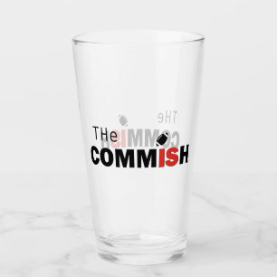 The Commish 16 oz Pint Beer Glass