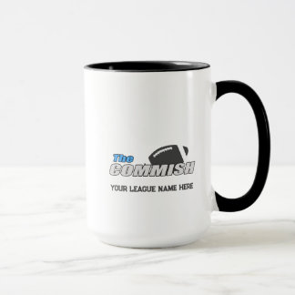 The Commish Coffee Cup Mug Custom Add League Name