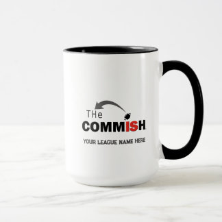 The Commish Coffee Cup Mug Custom Add League Name