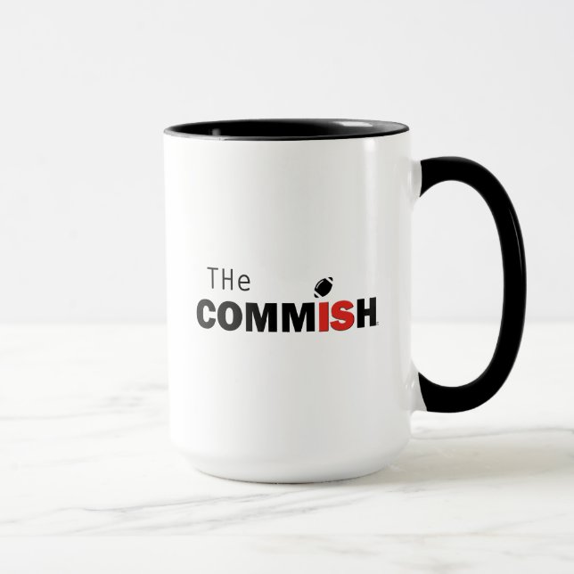 The Commish Coffee Mug Cup Fantasy Football  (Right)